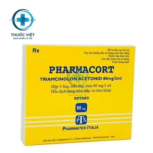 Thuốc Pharmacort 80mg/2ml - Pharmatex Italia s.r.l