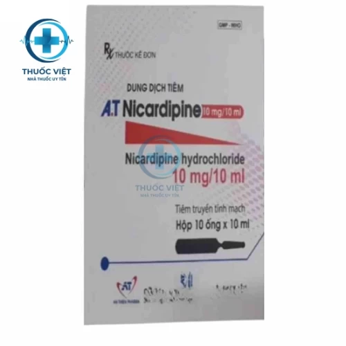 Thuốc A.T Nicardipine 10 mg/10 ml