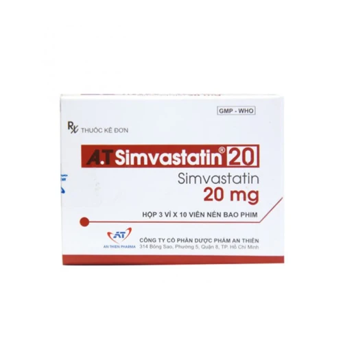 Thuốc A.T Simvastatin 20 - An Thiên