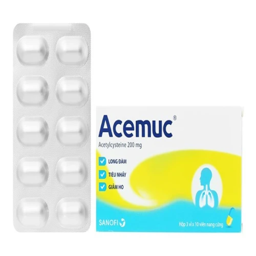 Thuốc Acemuc 200mg - Sanofi - Synthelabo S.P.A