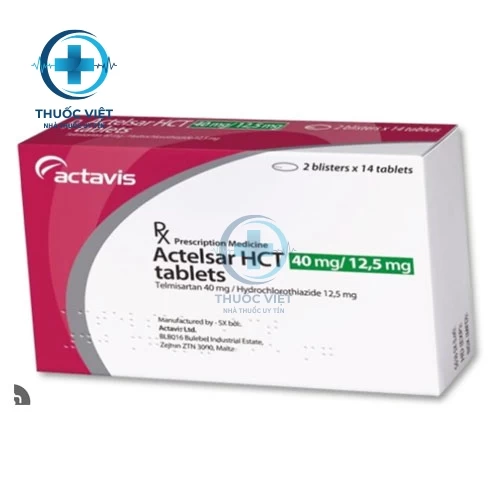 Thuốc Actelsar HCT 40mg/12,5 mg