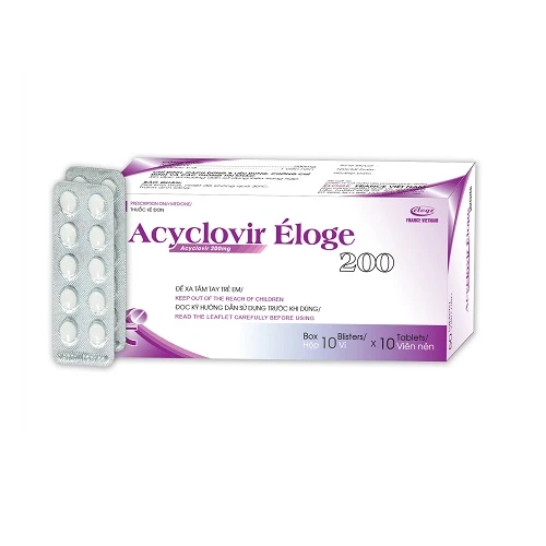 Thuốc Acyclovir Éloge 200