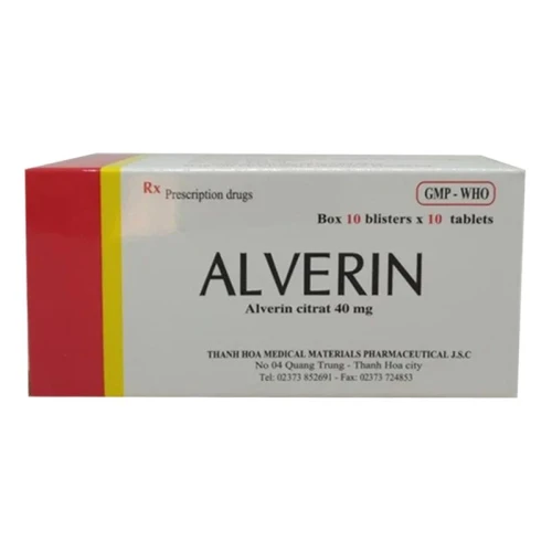 Thuốc Alverin 40mg - Dược - VTYT Thanh Hoá