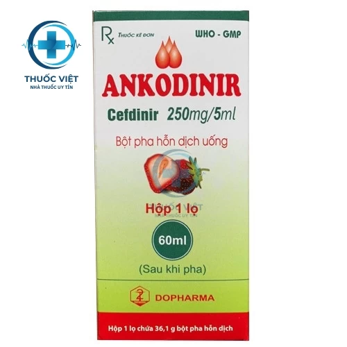 Thuốc Ankodinir 250 mg - TW 2