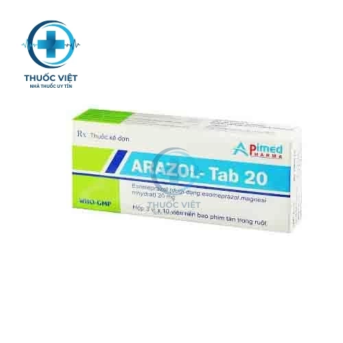 Thuốc Arazol - Tab 20 - Eczacibasi Monrol Nukleer Urunler Sanayi Ve Ticaret A.S