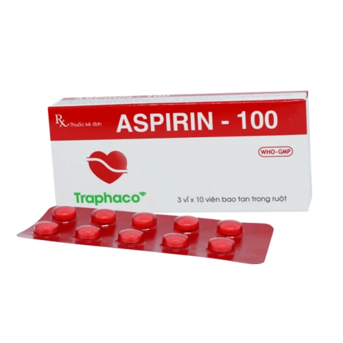 Thuốc Aspirin 100mg - TRAPHACO