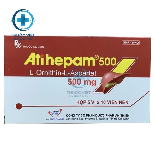 Thuốc Atihepam 500 - An Thiên