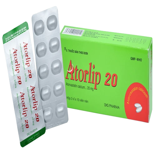 Thuốc Atorlip 20 - DHGPharm