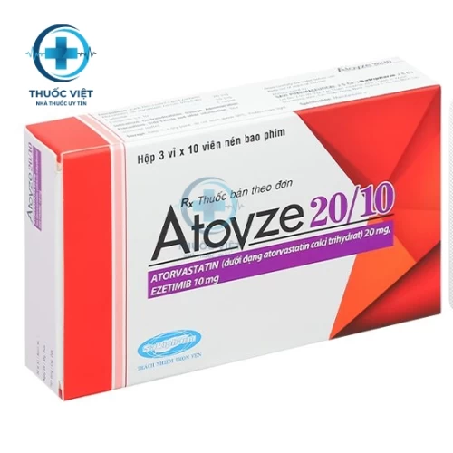 Thuốc Atovze 20/10 - SAVI (SaViPharm)