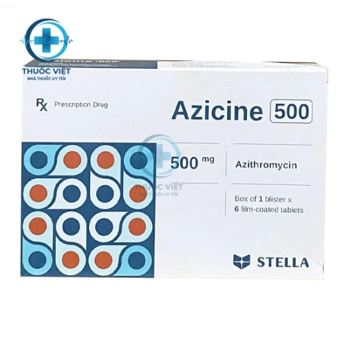 Thuốc Azicine 500 - Stellapharm