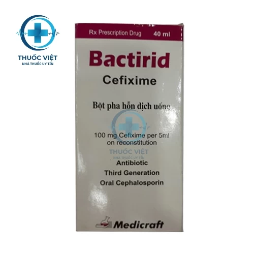 Thuốc Bactirid 100mg/5ml (40ml)- Medicraft Pharma