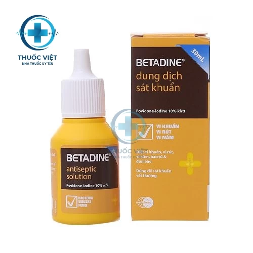 Thuốc Betadine Antiseptic Solution 10%w/v