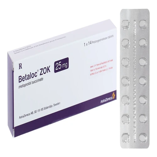 Thuốc Betaloc Zok 25mg - AstraZeneca Pharmaceutical Co., Ltd