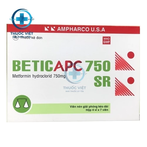 Thuốc BETICAPC 750 SR - Eczacibasi Monrol Nukleer Urunler Sanayi Ve Ticaret A.S