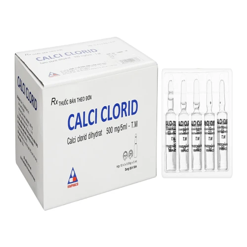 Thuốc Calci clorid 500mg/ 5ml