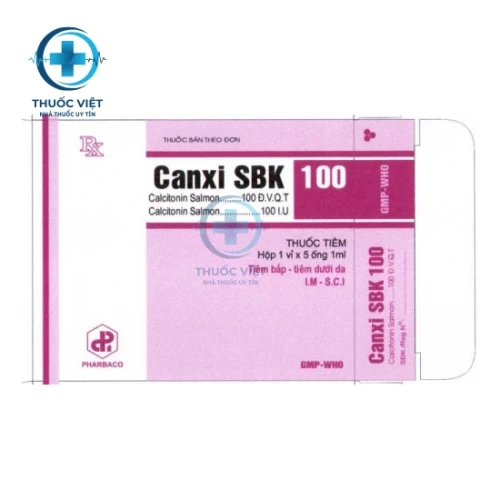 Thuốc Canxi SBK 100 - Pharbaco