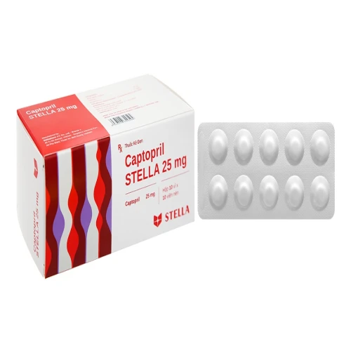 Thuốc Captopril Stella 25 mg