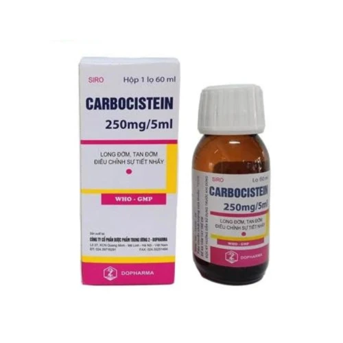 Thuốc Carbocistein 250 mg/5ml