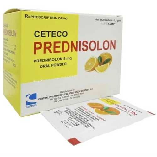 Thuốc Ceteco Prednisolon 5mg