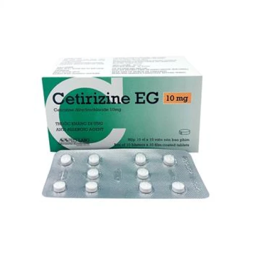 Thuốc Cetirizine EG 10 mg - Stada