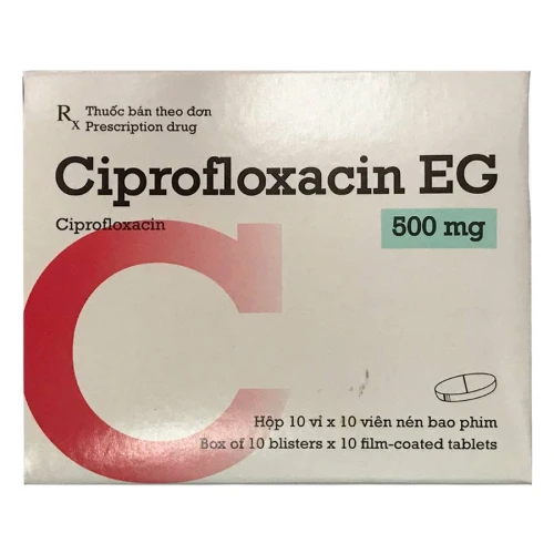 Thuốc Ciprofloxacin EG 500 mg