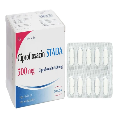 Thuốc Ciprofloxacin STADA 500 mg