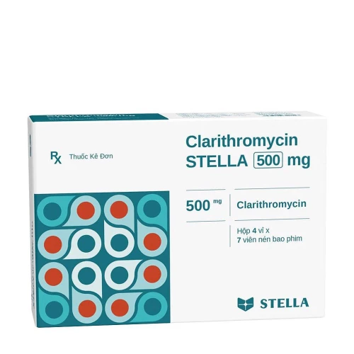 Thuốc Clarithromycin Stella 500 mg