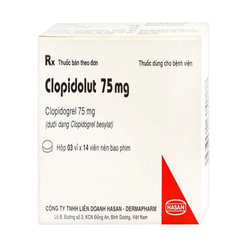 Thuốc Clopidolut 75mg - Hasan Dermapharm