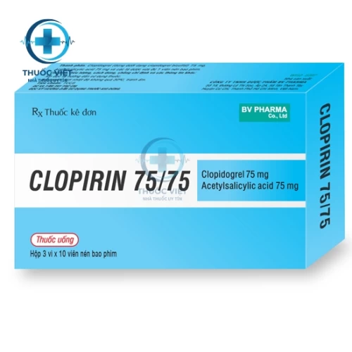 Thuốc Clopirin 75/75 - BV Pharma