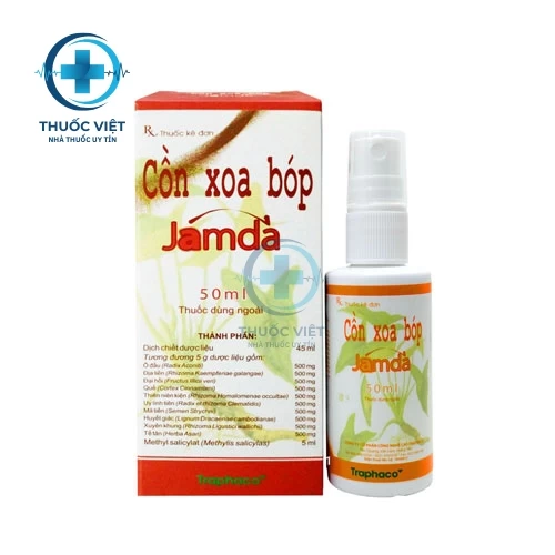 Cồn xoa bóp Jamda - TRAPHACO