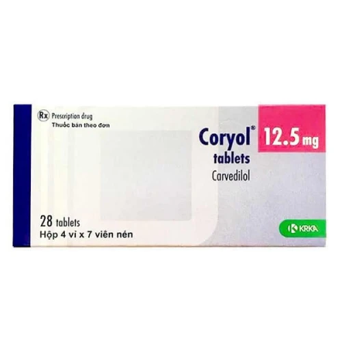 Thuốc Coryol 12.5mg - KRKA, D.D., Novo mesto