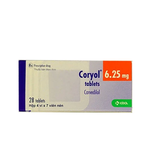 Thuốc Coryol 6.25mg - KRKA, D.D., Novo mesto