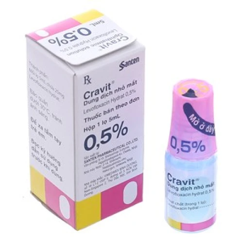 Thuốc Cravit 25mg/5ml - Santen Pharmaceutical Co., Ltd