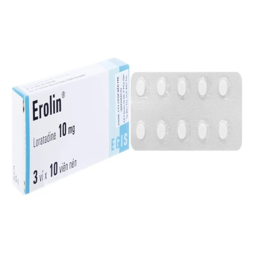 Thuốc Erolin 10mg - Egis Pharmaceuticals Public Ltd., Co