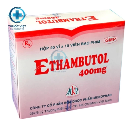 Thuốc Ethambutol 400 - Mekophar