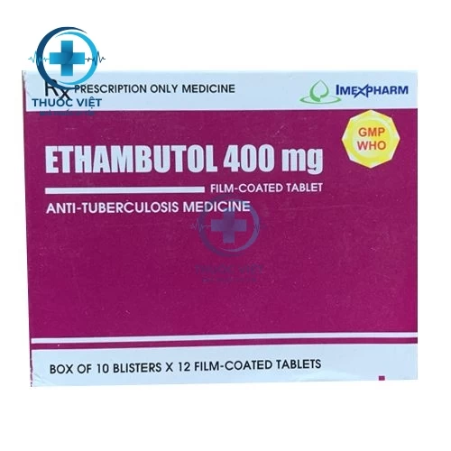 Thuốc Ethambutol 400 mg - Imexpharm