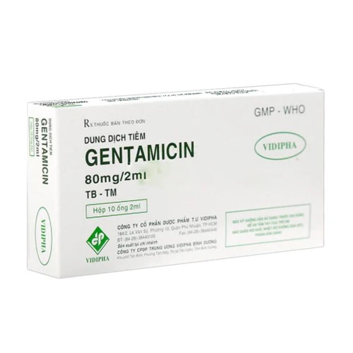 Thuốc Gentamicin 80mg/2ml - VIDIPHA