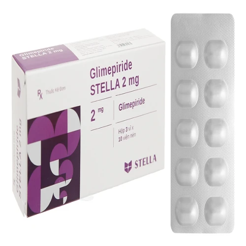 Thuốc Glimepiride Stella 2 mg