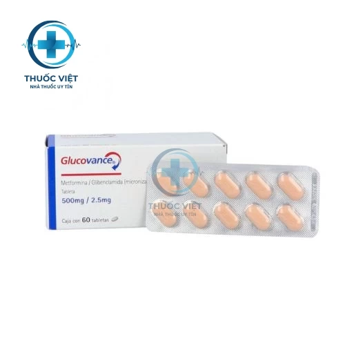 Thuốc Glucovance 500mg/2,5mg