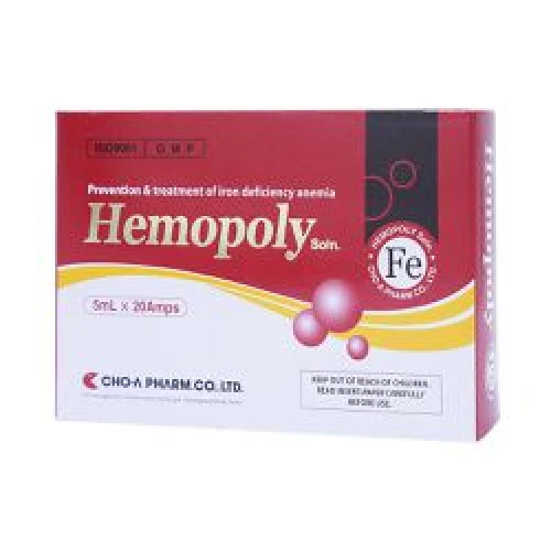 Thuốc Hemopoly 50mg sắt - Cho-A Pharm Co., Ltd