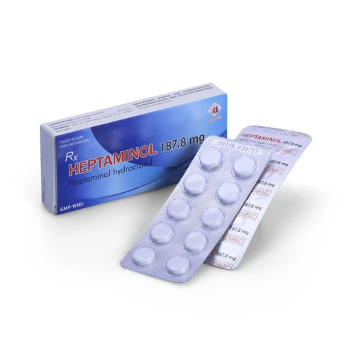 Thuốc Heptaminol  187,8 mg