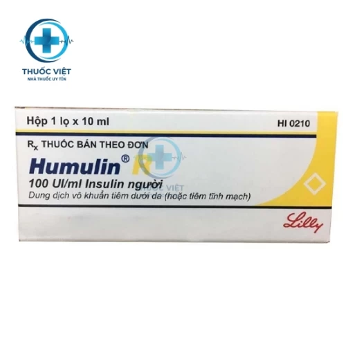 Thuốc Humulin R 100IU/ml - Eli Lilly