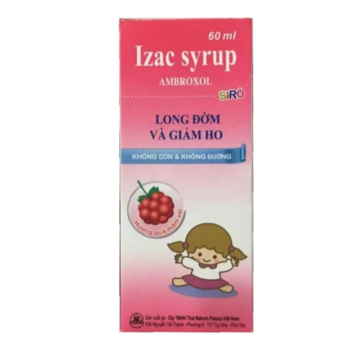 Thuốc Izac syrup 15 mg/5 ml