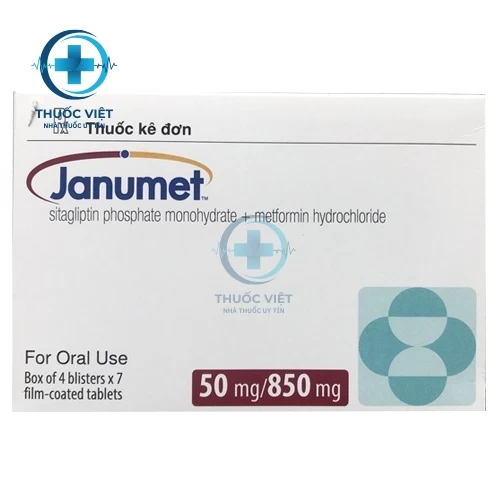 Thuốc Janumet 50mg/850mg - Patheon Inc