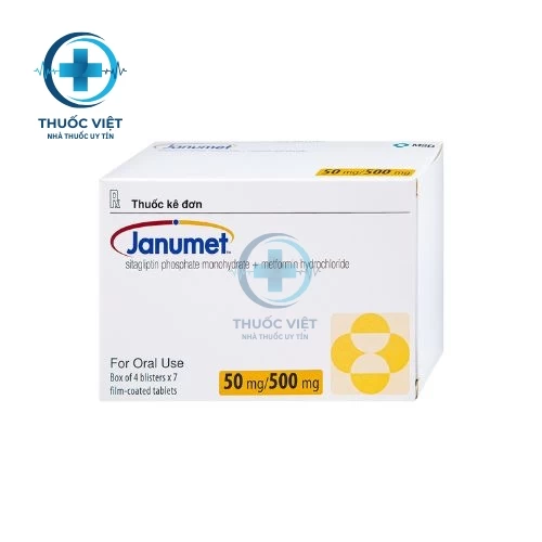 Thuốc Janumet 50mg/500mg - Patheon Inc