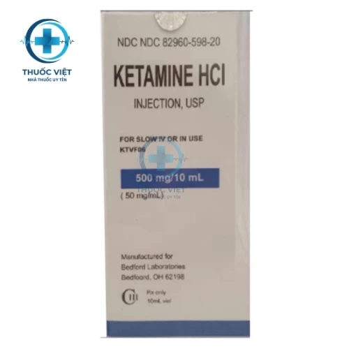 Thuốc Ketamine Hydrochloride injection 500mg/10ml