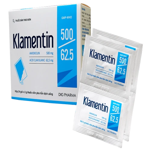 Thuốc Klamentin 500/62.5 - DHGPharm