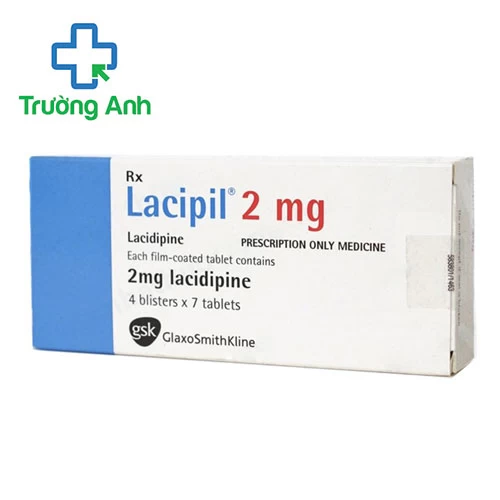 Thuốc Lacipil 2mg - Glaxo Wellcome Production