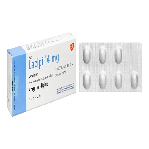 Thuốc Lacipil 4mg - Glaxo Wellcome Production