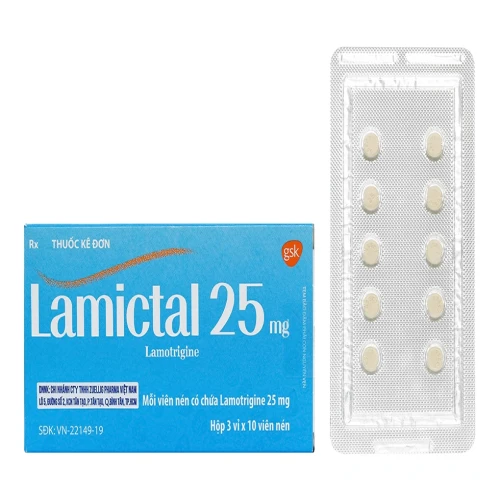 Thuốc Lamictal 25mg - GlaxoSmithKline Pte Ltd (GSK)